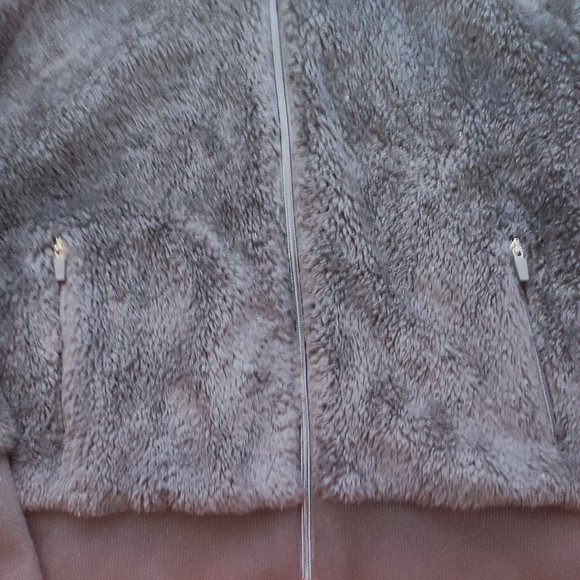 Athletic Works Sherpa fluffy sweatshirt black women's size L - Picture 4 of 8